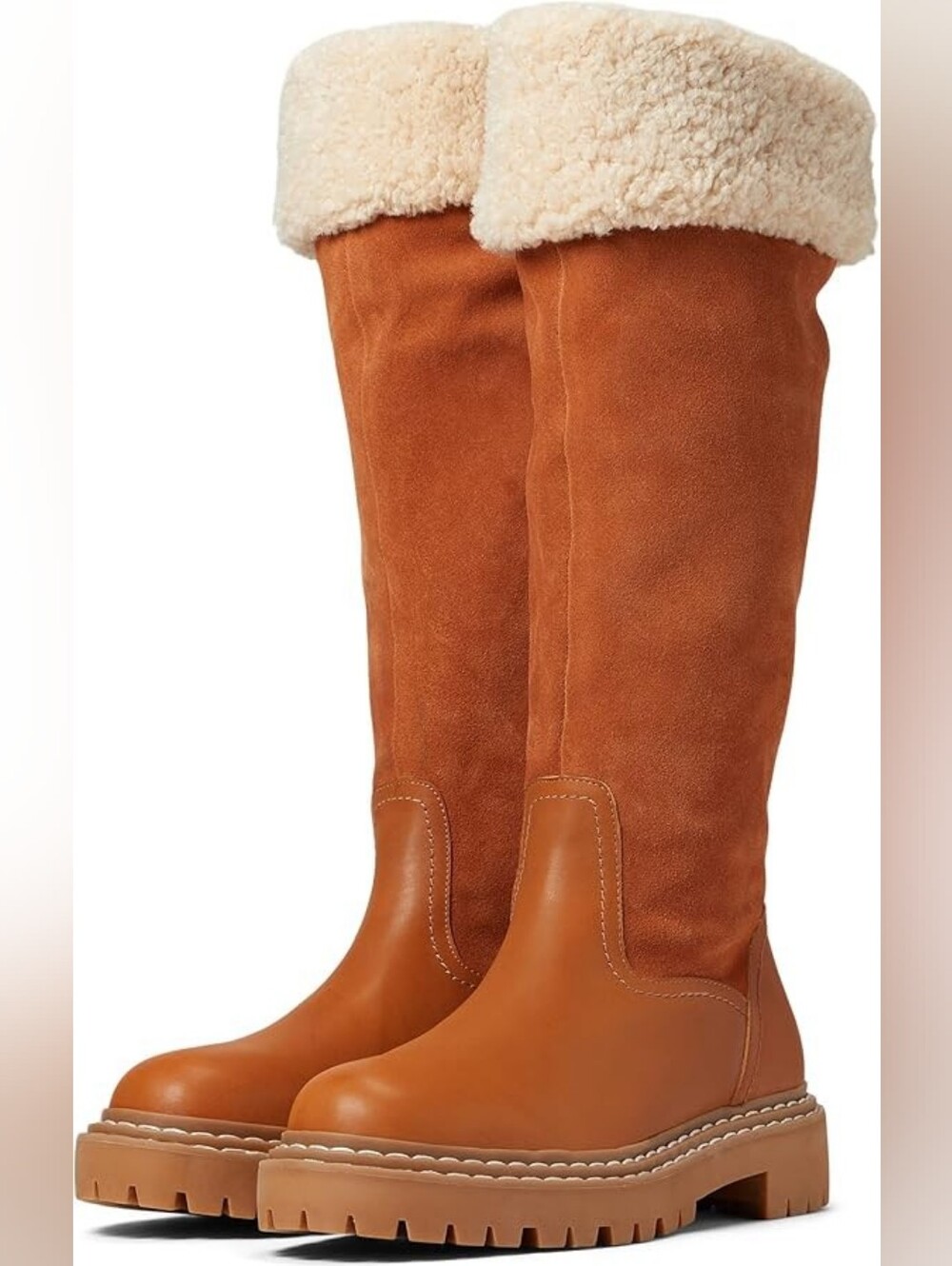 Splendid‎ Antonia Knee High Tall Boot Cognac
